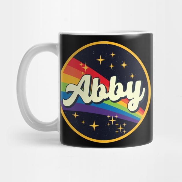 Abby // Rainbow In Space Vintage Style by LMW Art